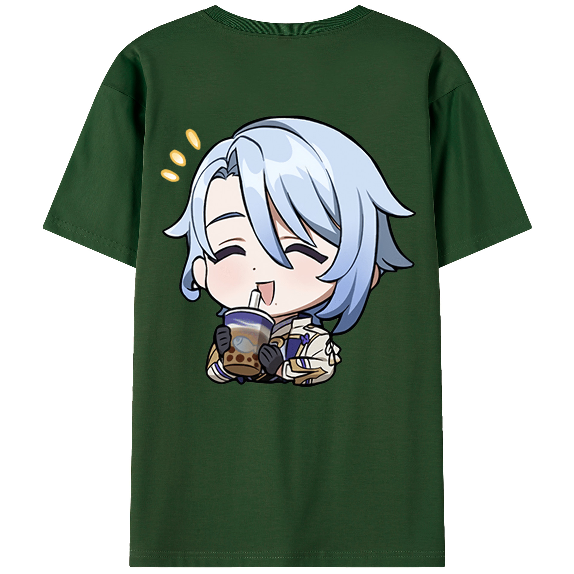 げんし神 神里綾人 かみさとあやと genshin Kamisato Ayato 綿100％半袖Tシャツ（背面プリント）